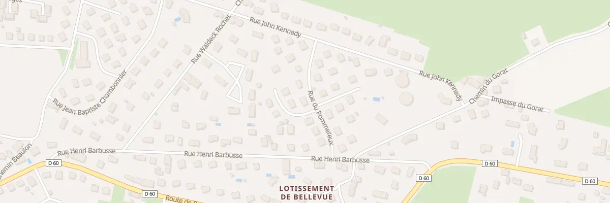Plan du 5 Rue du Pommereux à Gueugnon