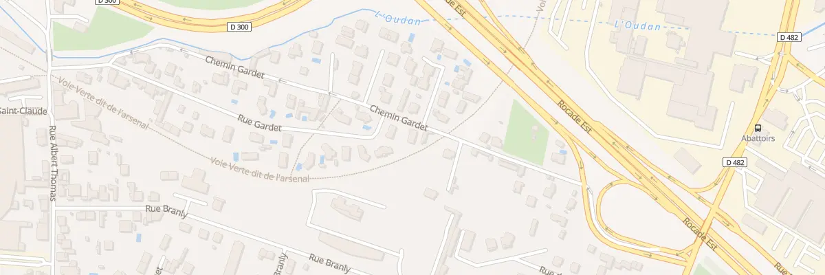 Plan du 44 Rue Gardet à Roanne