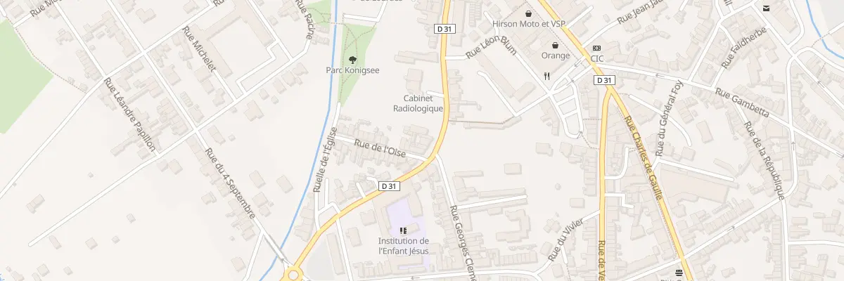 Plan du 40 Rue de Guise à Hirson