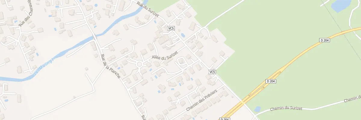 Plan du 4 All de Grumard à Montbrison