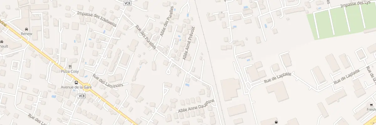 Plan du 15 Rue des Purelles à Montbrison
