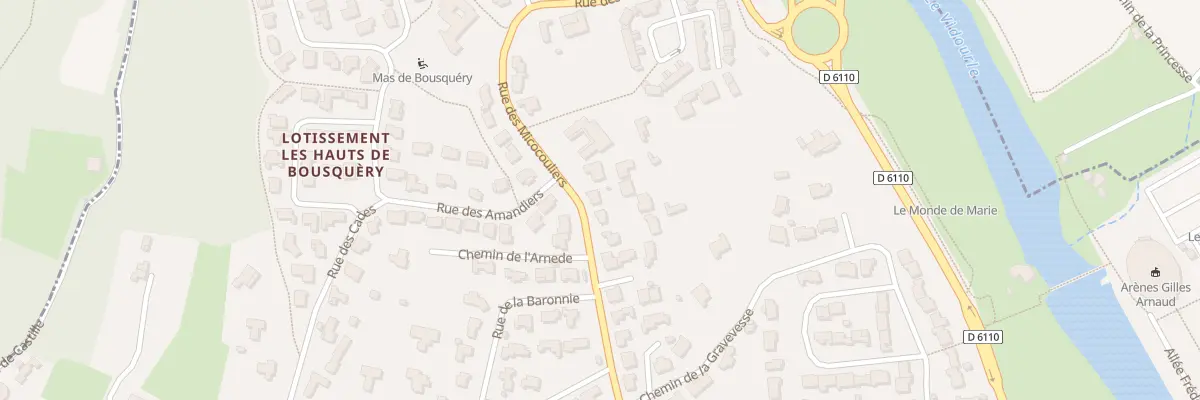 Plan du 19 Rue des Micocouliers à Sommières
