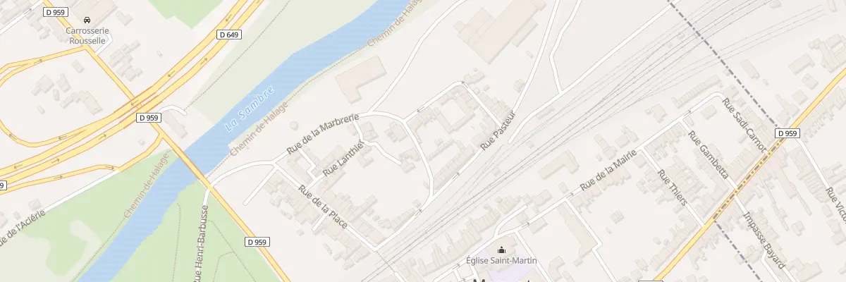 Plan du 6 Rue de l’Industrie à Marpent