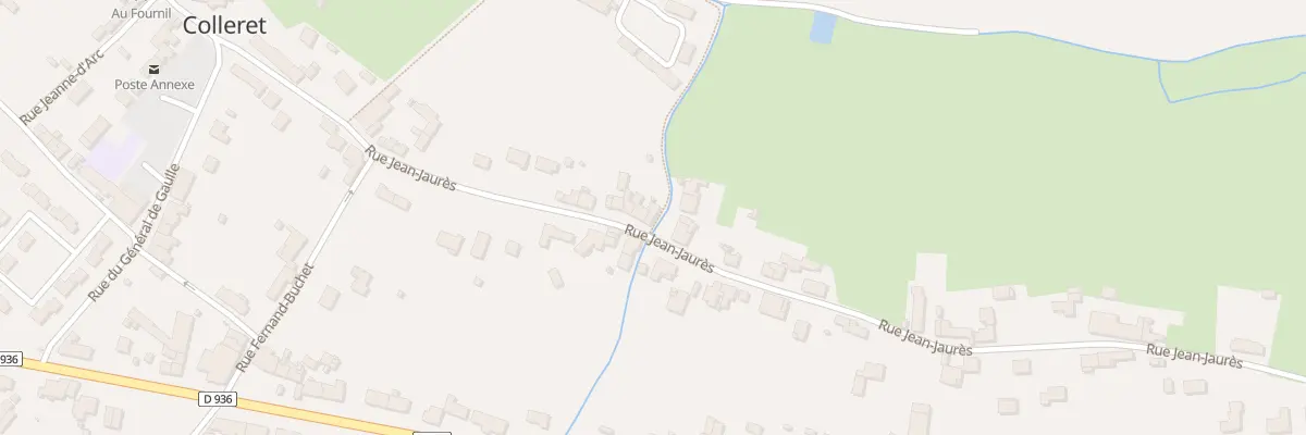 Plan du 39 Rue Jean Jaures à Colleret