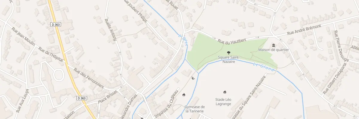 Plan du 72 Rue Alexandre Dumas à Hirson