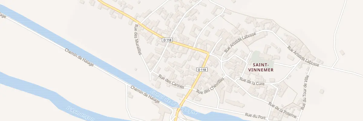 Plan du 3 Gr Grande Rue A St Vinnemer à Tanlay