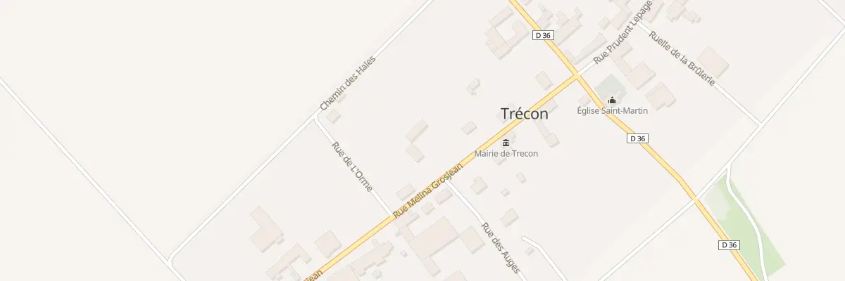 Plan du 5 Rue Melina Grosjean à Trécon