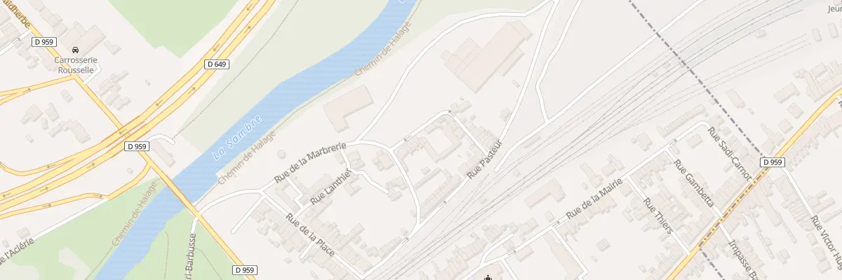 Plan du 16 Rue de l’Industrie à Marpent