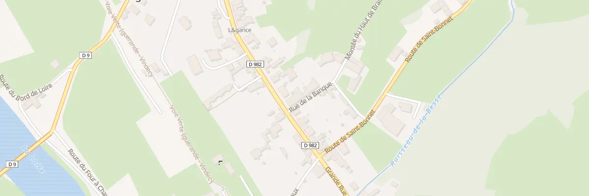 Plan du 80 Grande Rue à Iguerande