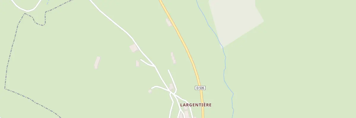 Plan du 5125A Largentiere à Freycenet-la-Cuche