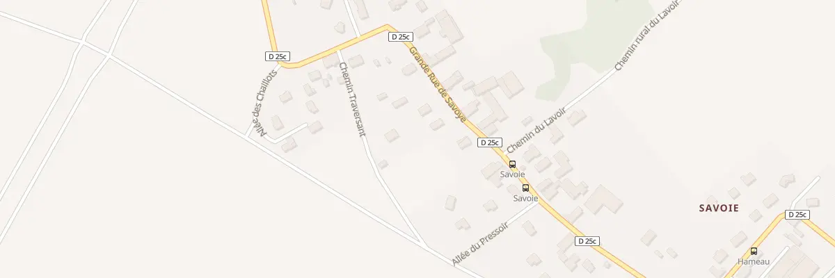 Plan du 33 Cd Grande Rue de Savoye à Moussey