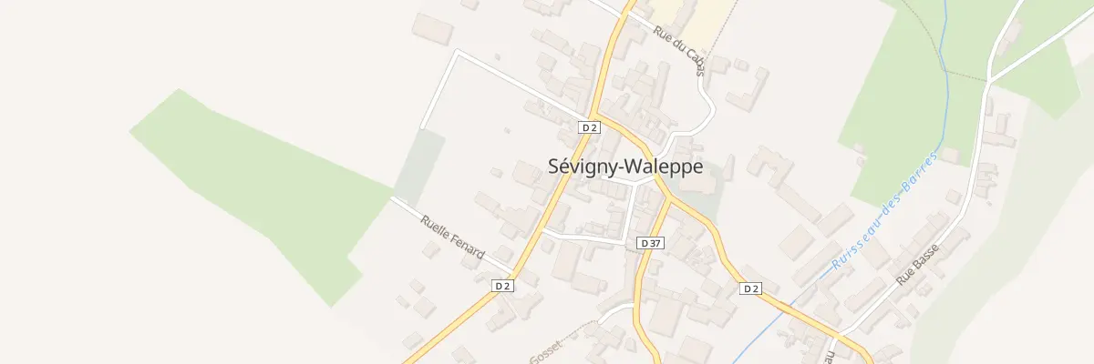 Plan du 9 Gr Grand Rue à Sévigny-Waleppe