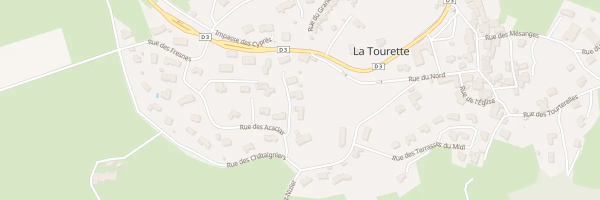 Plan du 6 Imp des Pommiers à La Tourette