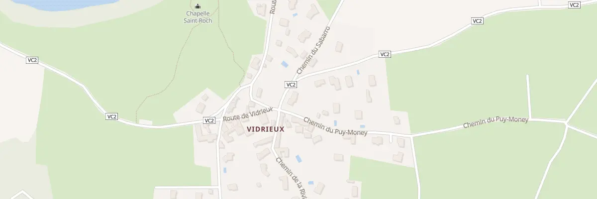 Plan du 5611 Rte de Vidrieux à Lézigneux