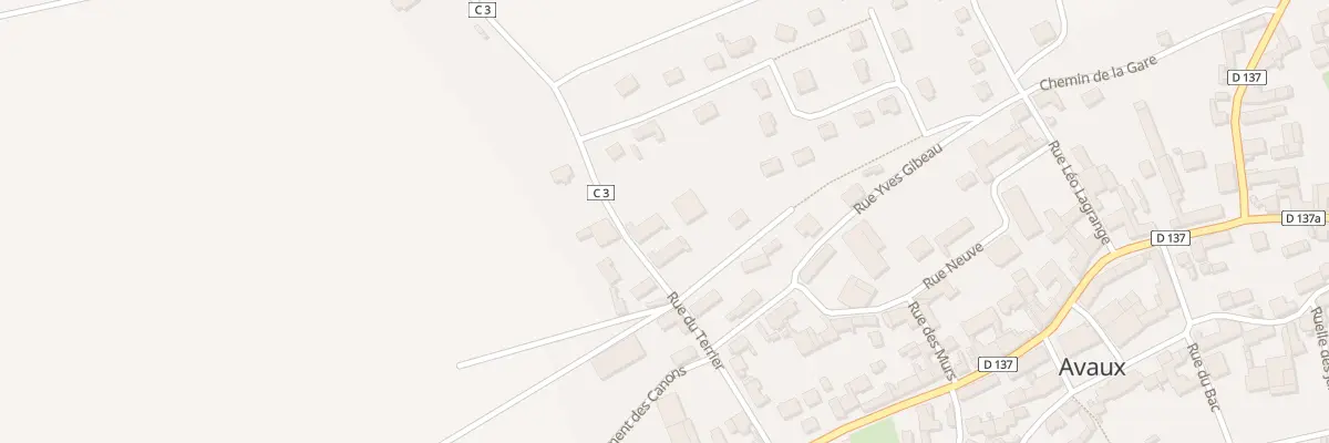 Plan du 12 Rue du Terrier à Avaux