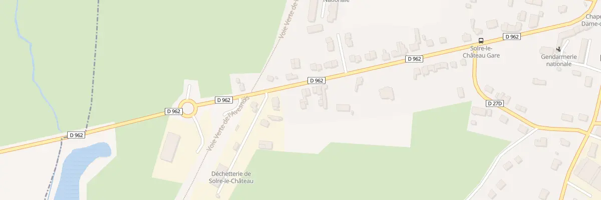Plan du 24 Av du Gen de Gaulle à Solre-le-Château