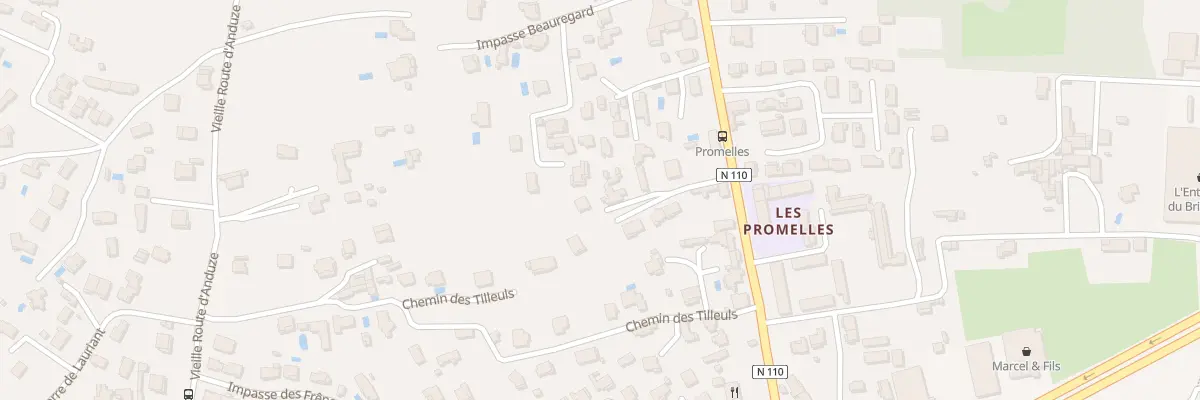 Plan du 124D Av d’Anduze à Alès