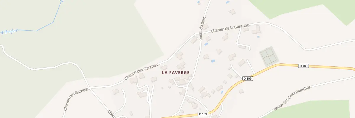 Plan du 91 Che des Garettes à Chenereilles