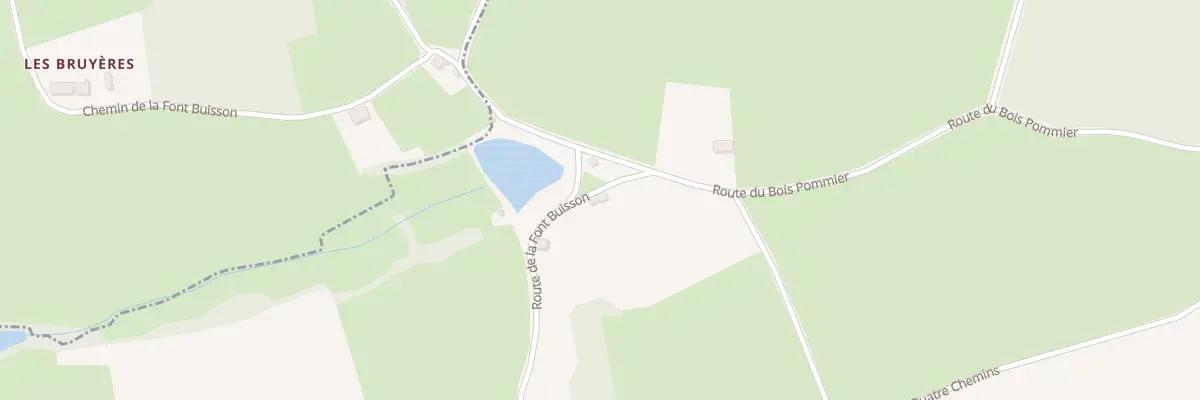 Plan du 5450 Les Quatre Chemins à Iguerande