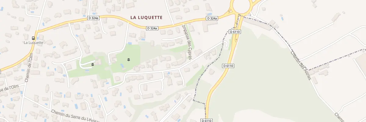 Plan du 166 Imp des Cyprès à Alès