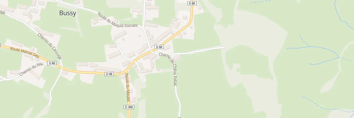 Plan du 1 Che du Chene Petiat à Anost