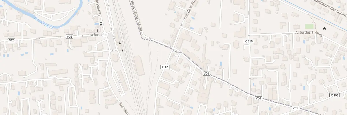 Plan du 1 Rue Moisson Desroches à Montbrison