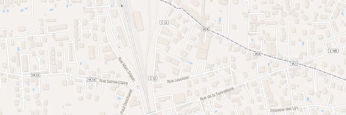 Plan du 5B Rue Moisson Desroches à Montbrison