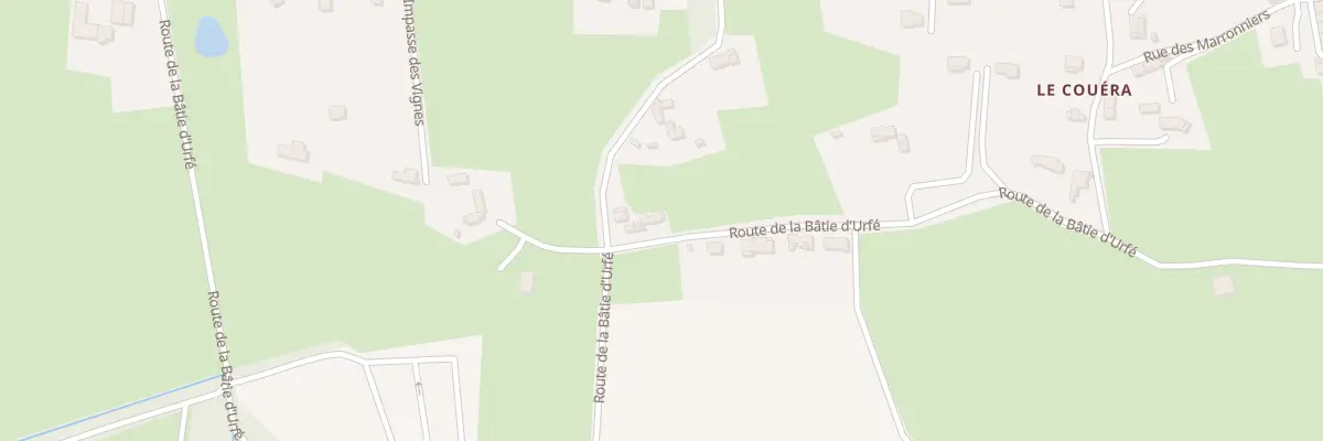 Plan du 778 Rte de la Bâtie d’Urfé à Saint-Étienne-le-Molard