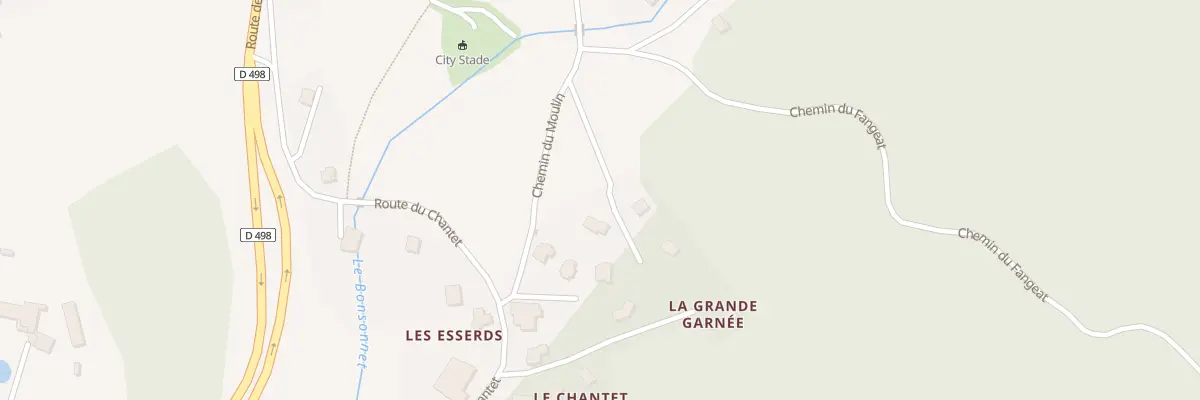Plan du 33B Che du Moulin à Luriecq