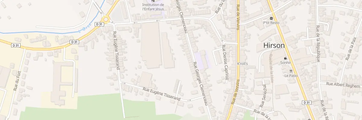 Plan du 60 Rue Georges Clémenceau à Hirson