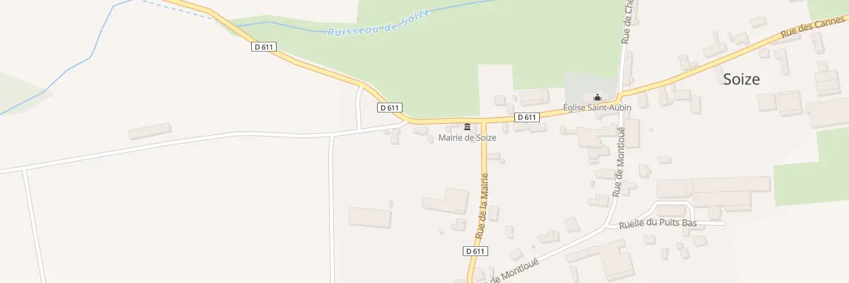 Plan du 7 Rue de Montcornet à Soize