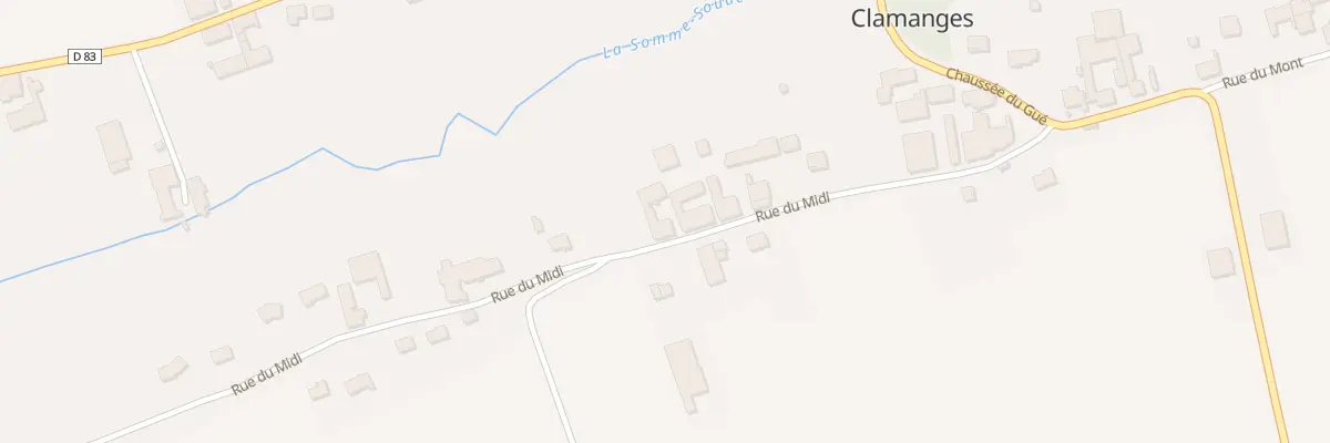 Plan du 16 Rue du Midi à Clamanges
