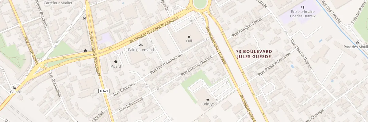 Plan du 11 Rue Henri Lemasson à Troyes