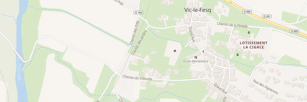 Plan du 199 Che des Jardins à Vic-le-Fesq