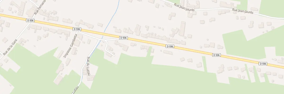 Plan du 42B N Rte Nationale à Colleret