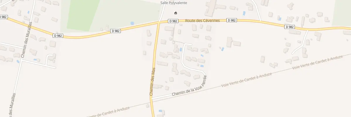Plan du 263 Che de la Voie Ferrée à Cardet