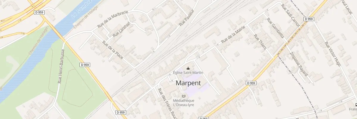 Plan du 31 Rue de la Mairie à Marpent