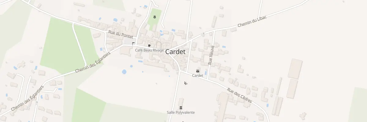 Plan du 8 Rue du Temple à Cardet