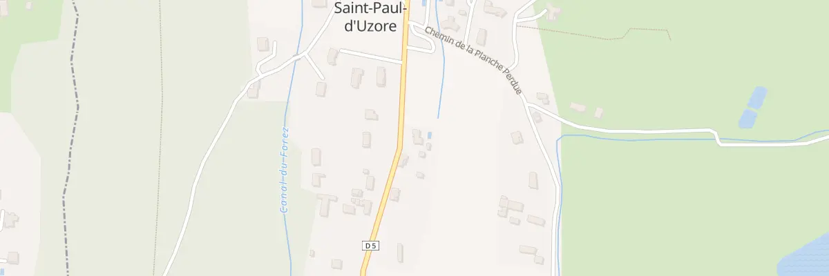Plan du 277 Rte de Montbrison à Saint-Paul-d’Uzore