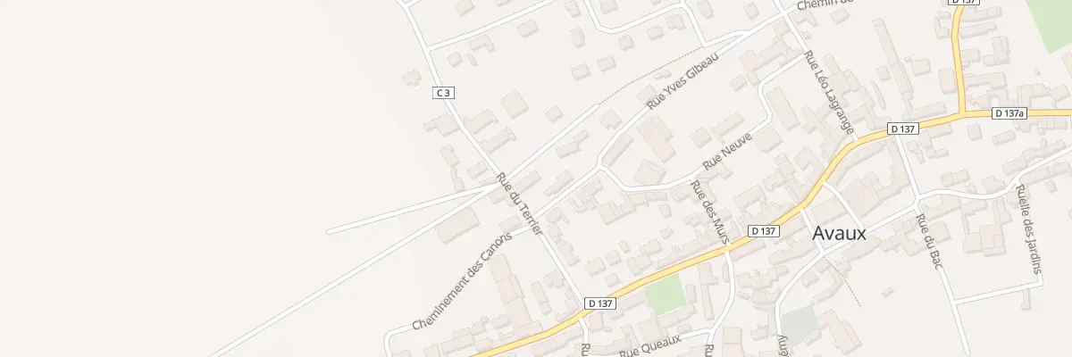 Plan du 10 Rue du Terrier à Avaux