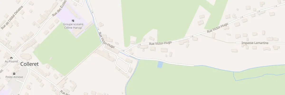 Plan du 14 Rue Victor Hugo à Colleret