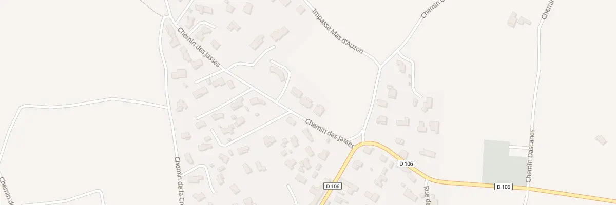 Plan du 110 Che des Jasses à Ribaute-les-Tavernes