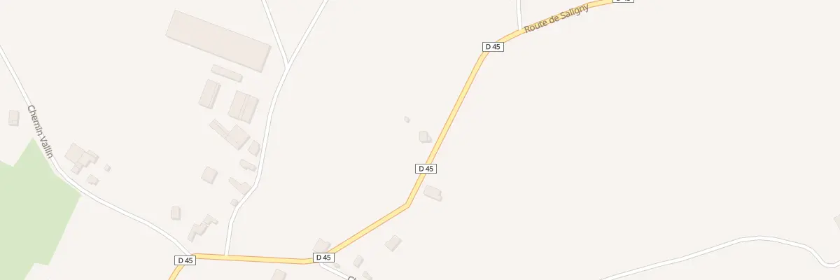 Plan du 692 Rte de Saligny à Parigny
