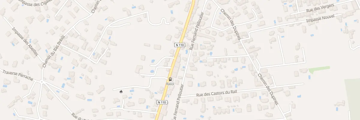 Plan du 23 Av d’Anduze à Alès