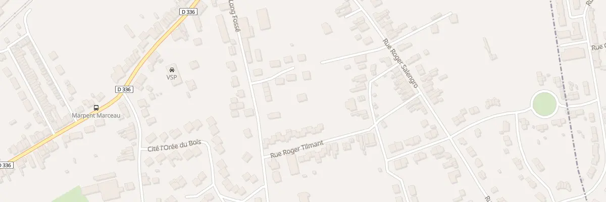 Plan du 7 Rue du Long Fossé à Marpent