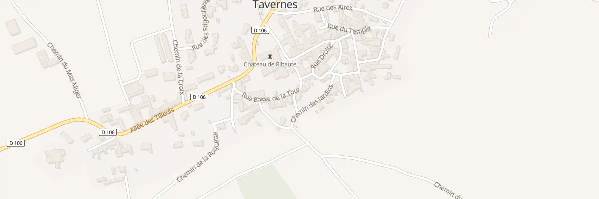 Plan du 1 Rue de la Calade à Ribaute-les-Tavernes