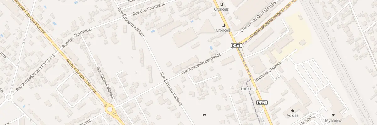 Plan du 4 Rue Marcellin Berthelot à Troyes