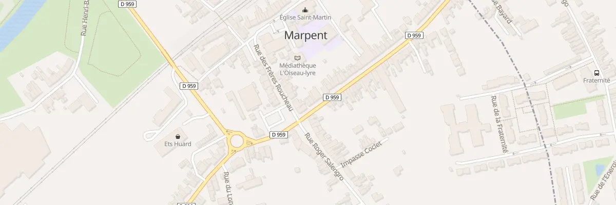 Plan du 3 Rue de la République à Marpent