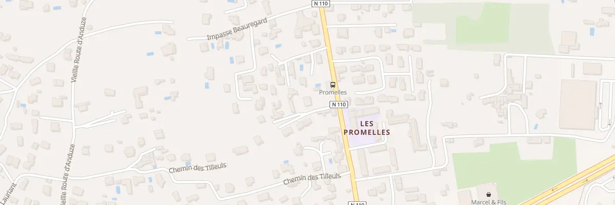 Plan du 124B Av d’Anduze à Alès