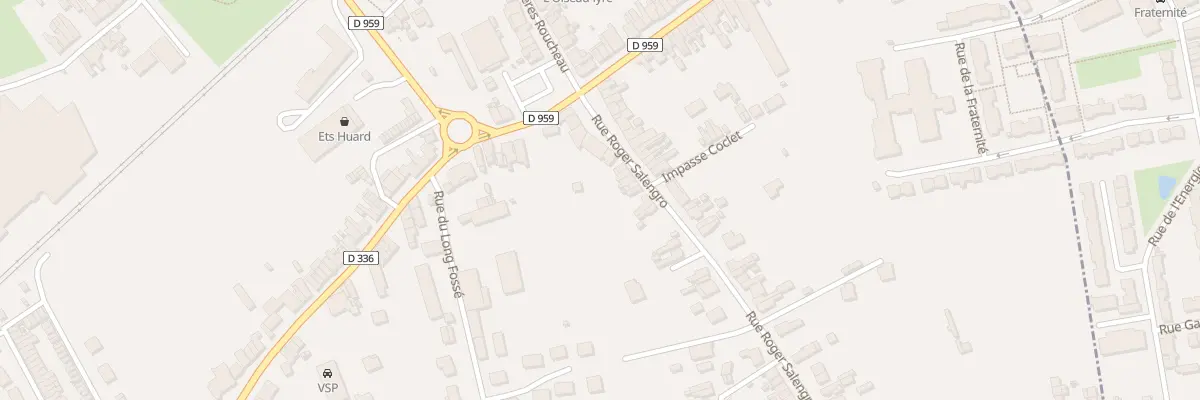 Plan du 16 Rue Roger Salengro à Marpent